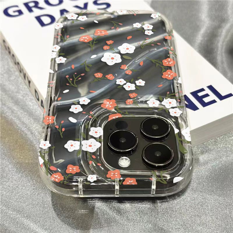 // Ốp điện thoại vỏ mềm iPhone14promax87 trong suốt 11/Apple hoa nhỏ xrplus toàn màn hình 1312 dễ thương Ins U5FC