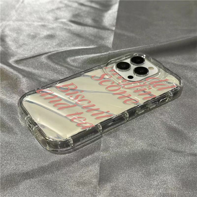 Ốp Điện Thoại Mềm Trong Suốt Họa Tiết Chữ Tiếng Anh Màu Hồng NGVJ Cho Iphone 14Promax 1312 11 7 8plus xr