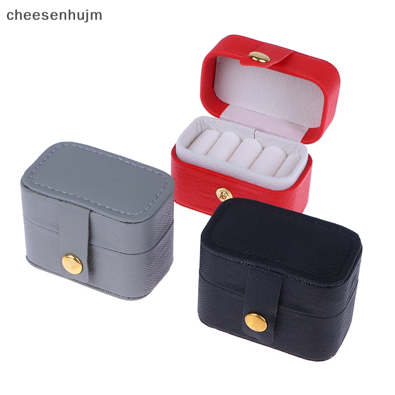 1 Hộp Đựng Trang Sức Mini Bằng Da PU Tiện Dụng Mang Theo Du Lịch
