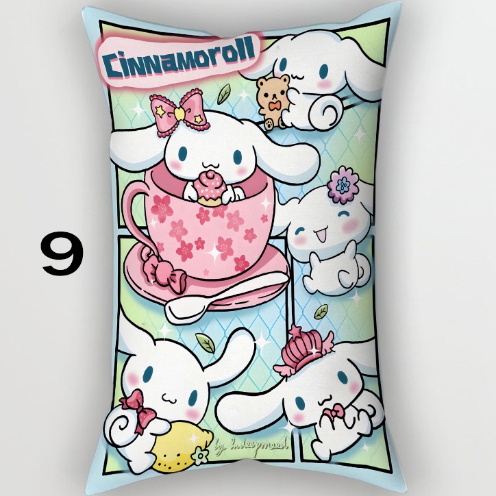 Sanrio Áo Gối Hình Chữ Nhật Cinnamoroll & Kuromi & Hello Kitty & Melody Bằng Polyester Trang Trí Nhà Cửa