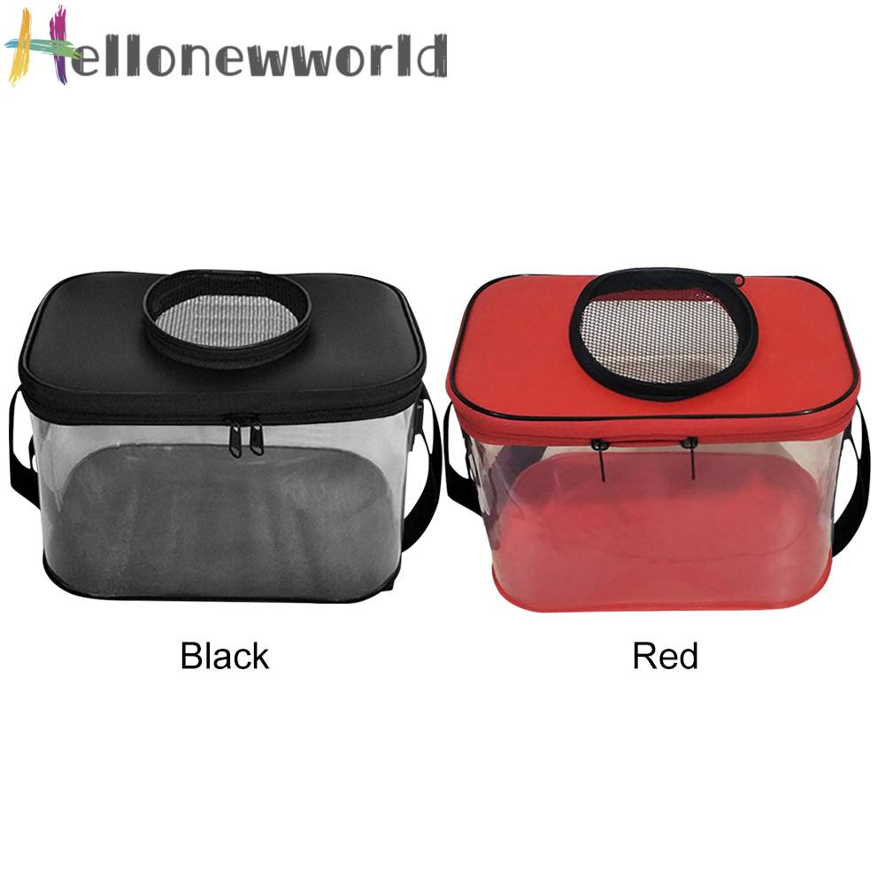 Xô Đựng Cá Bằng EVA Trong Suốt Thoáng Khí Có Thể Gấp Gọn Tiện Dụng