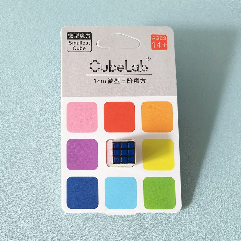 Khối Rubik 3x3x3 Mini 1cm 3X3X3X3 3 * 3 Tốc Độ Cao Đồ Chơi Dành Cho Người Lớn 1cm