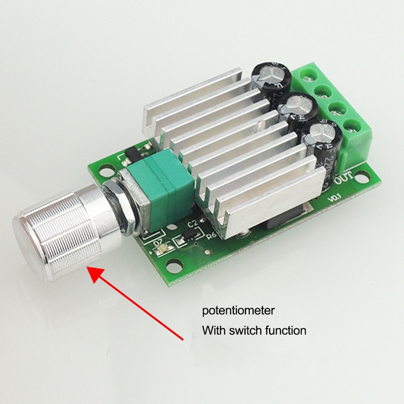Bộ Điều Khiển Tốc Độ Động Cơ DC 12V Sang 24V 10A PWM DC