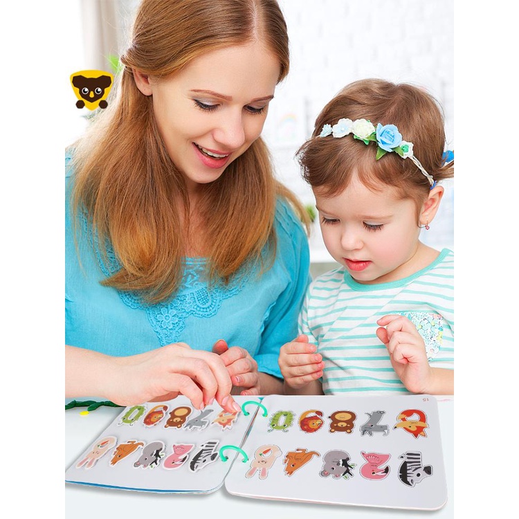 Sách Hoạt Động Yên Tĩnh Theo Phương Pháp Montessori Đồ Chơi Giáo Dục Sớm Cho Bé Trai Bé Gái SHOPCYC9369