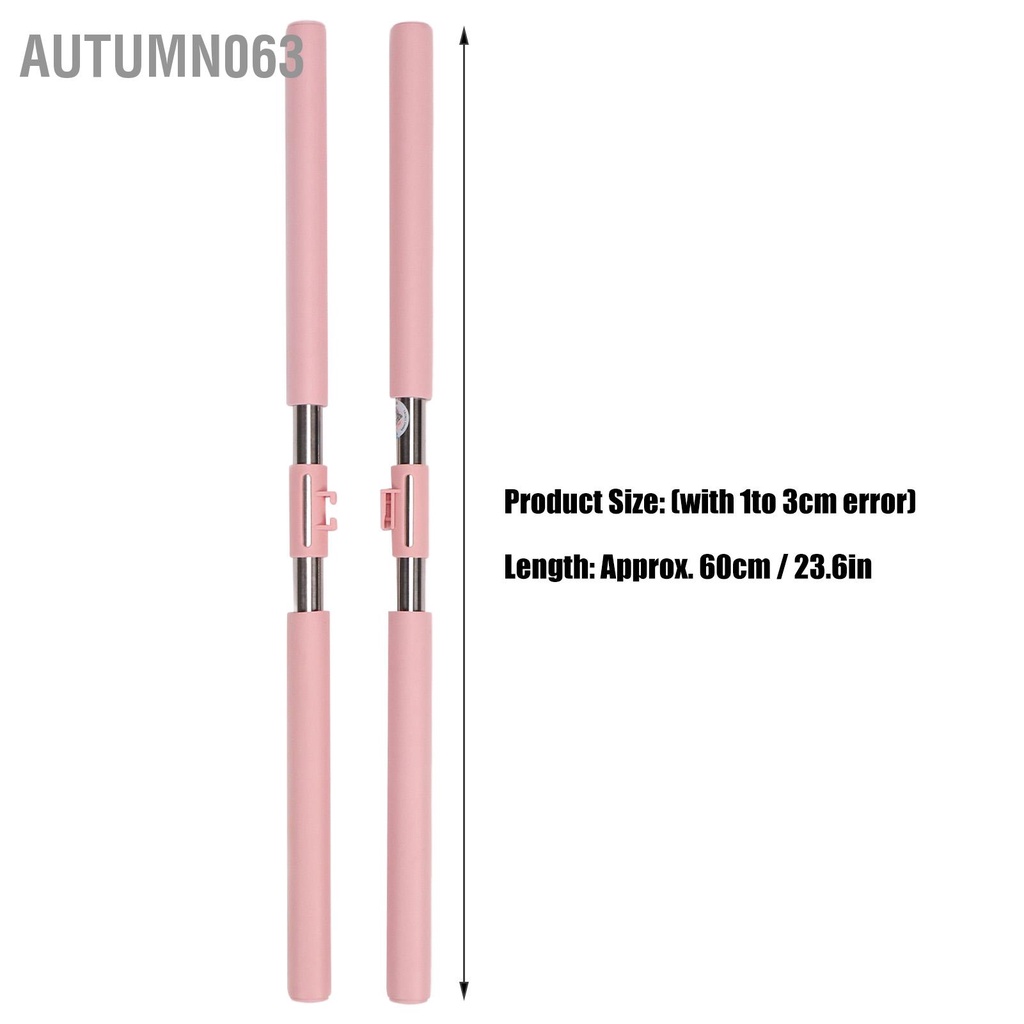 Autumn063 2 Gậy tập luyện tư thế có thể tháo rời với khóa cố định Nẹp lưng mềm dành cho trẻ em người lớn