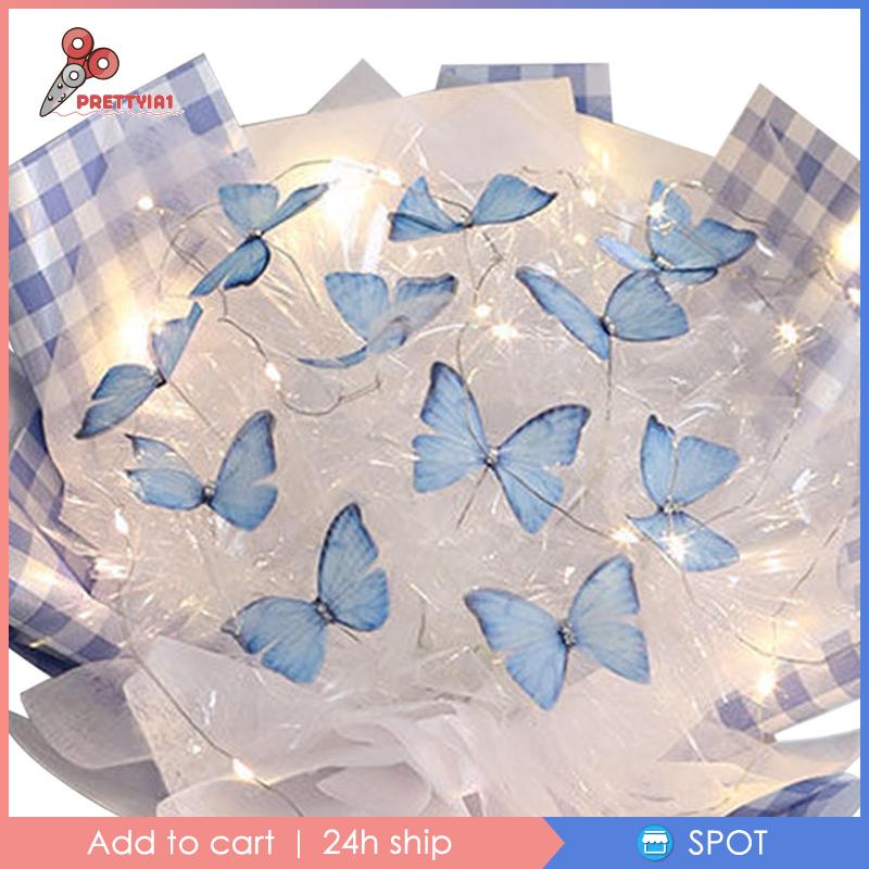 Túi Đựng Quà Họa Tiết Bươm Bướm / Hoa Xinh Xắn DIY