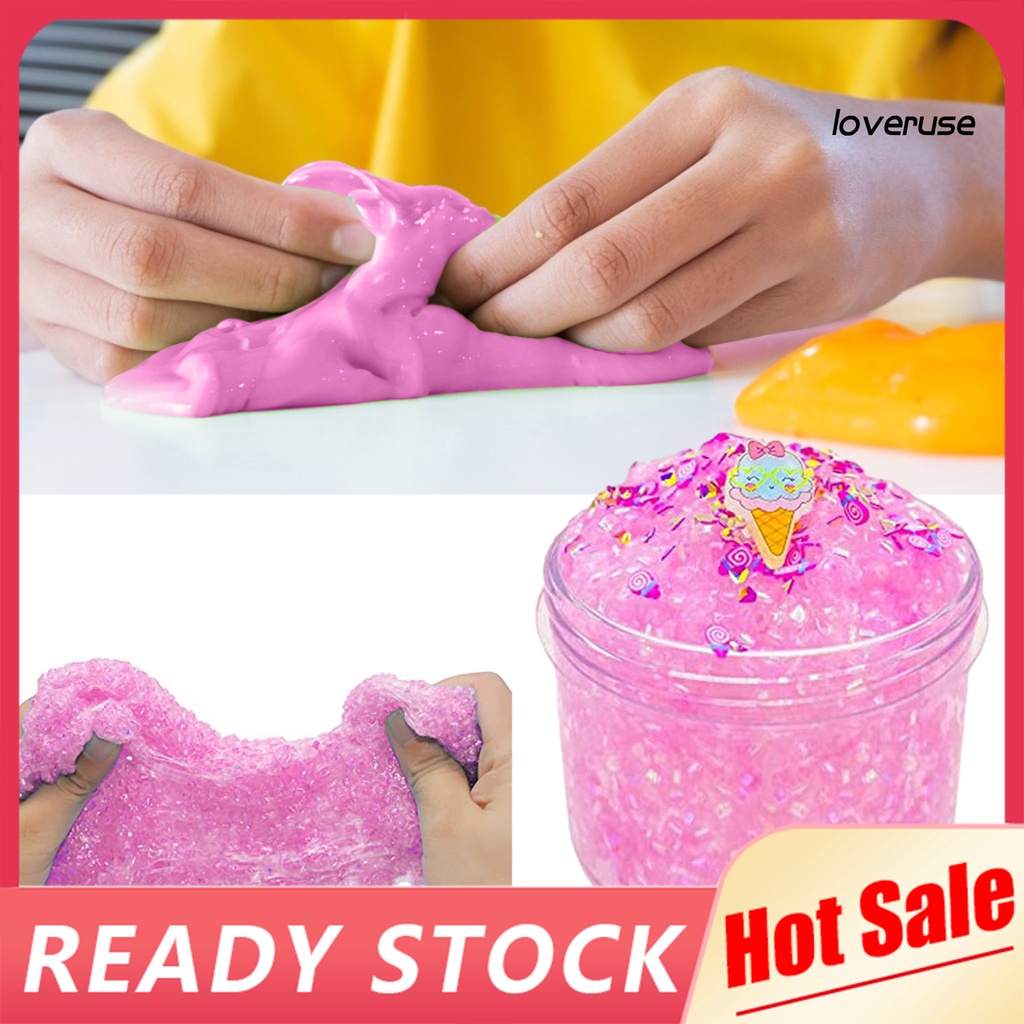 Đồ Chơi Đất Sét Mềm Co Giãn Chống Dính Hình Que Kem Nhiều Màu Sắc
