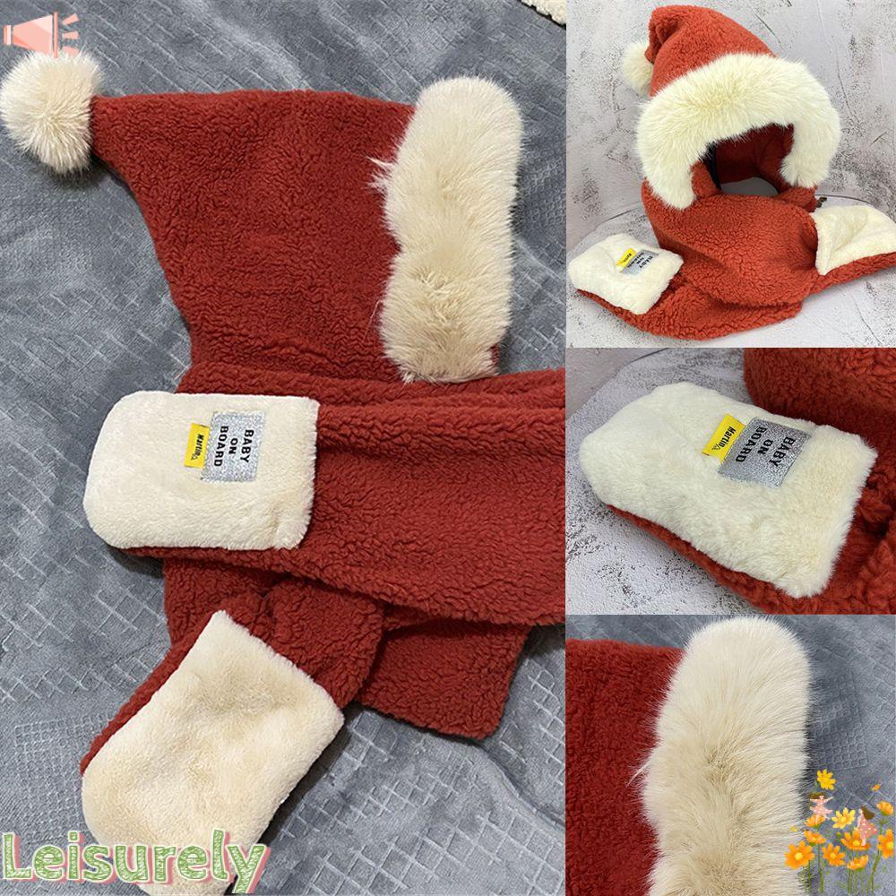 LEILY Khăn Choàng Cổ Bằng Lông Nhung Dày Dặn Giữ Ấm Mùa Đông Dễ Thương Cho Nữ