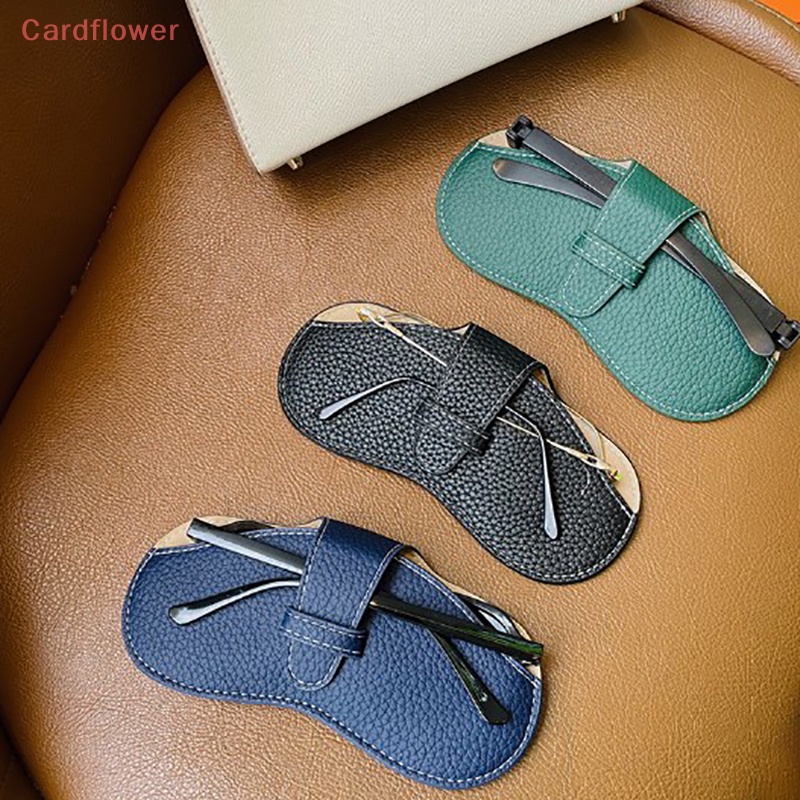 < Cardflower > Túi Da Đựng Bảo Vệ Mắt Kính Cầm Tay Phong Cách Ins Sáng Tạo