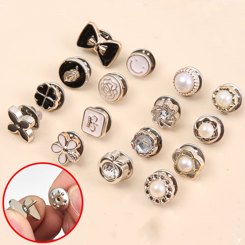 Nút Áo Khoác Cardigan Chống Chói Cao Cấp Có Thể Tháo Rời