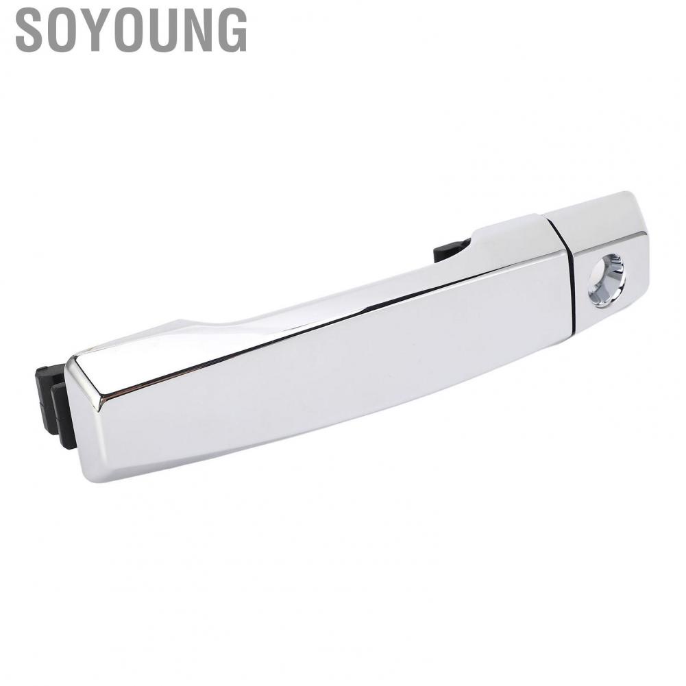 Soyoung Door Outer Handle  Crack Chrome Plating Easy Installation 80647ZC00A Rustproof Stylish for Titan PRO-4X
