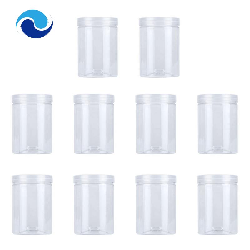 Bộ 10 Hũ Nhựa Trong Suốt 500Ml Đựng Thực Phẩm Có Nắp Đậy Tiện Dụng