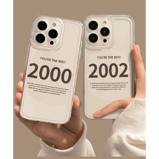 Ốp Điện Thoại Mềm Chống Sốc Bảo Vệ Camera Cho IPhone 14 13 12 11 Pro Max 2000 2001 2002 2003 2004 Sự Bảo Vệ