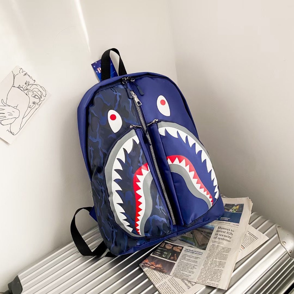 Bape Ba Lô Đi Học Họa Tiết Rằn Ri Thời Trang