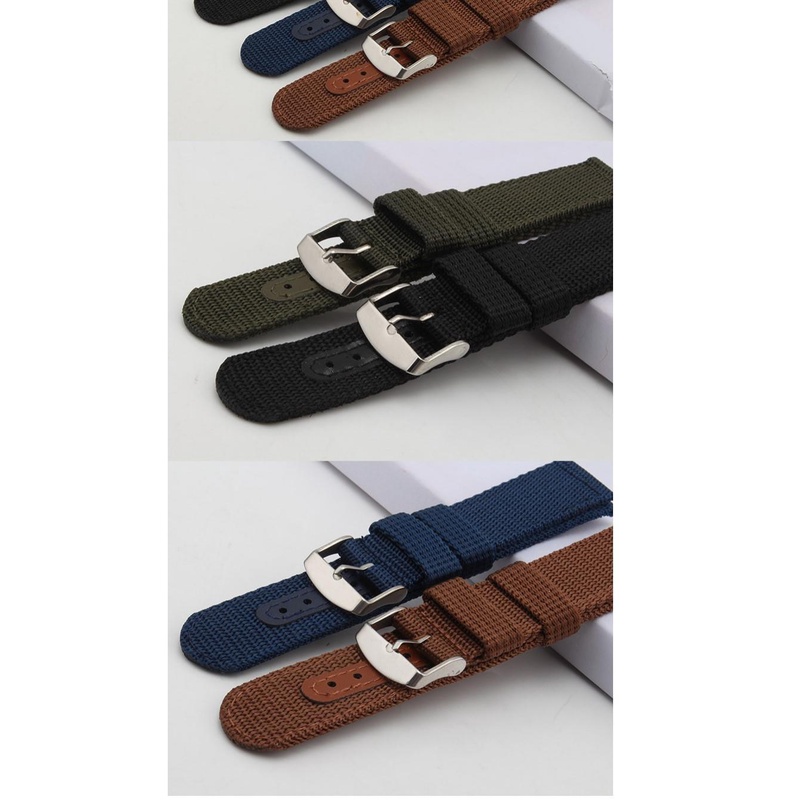 Giày Thể Thao Seiko No... Thiết Kế Trẻ Trung Hợp Thời Trang Set 5 Vòng Tay SEIKO Bằng Nylon Chống Nước Chống Mồ Hôi 18mm 19mm 20mm 22mm 24mm