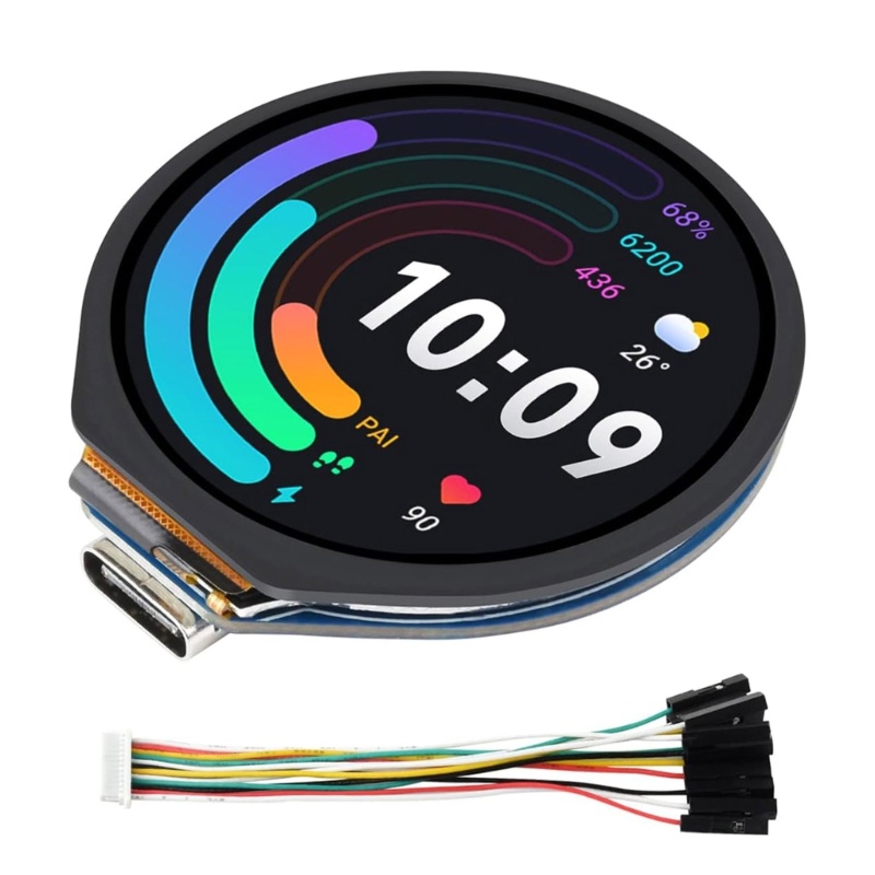 Chip Vi Điều Khiển Màn Hình LCD 3 Cảm Ứng RP2040 MCU 1 3 Touch LCD 240x240 Pixels 65K