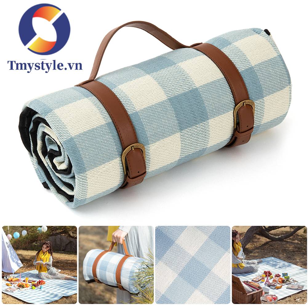 Thảm Da Cắm Trại Chống Thấm Nước Gấp Gọn Tiện Dụng
