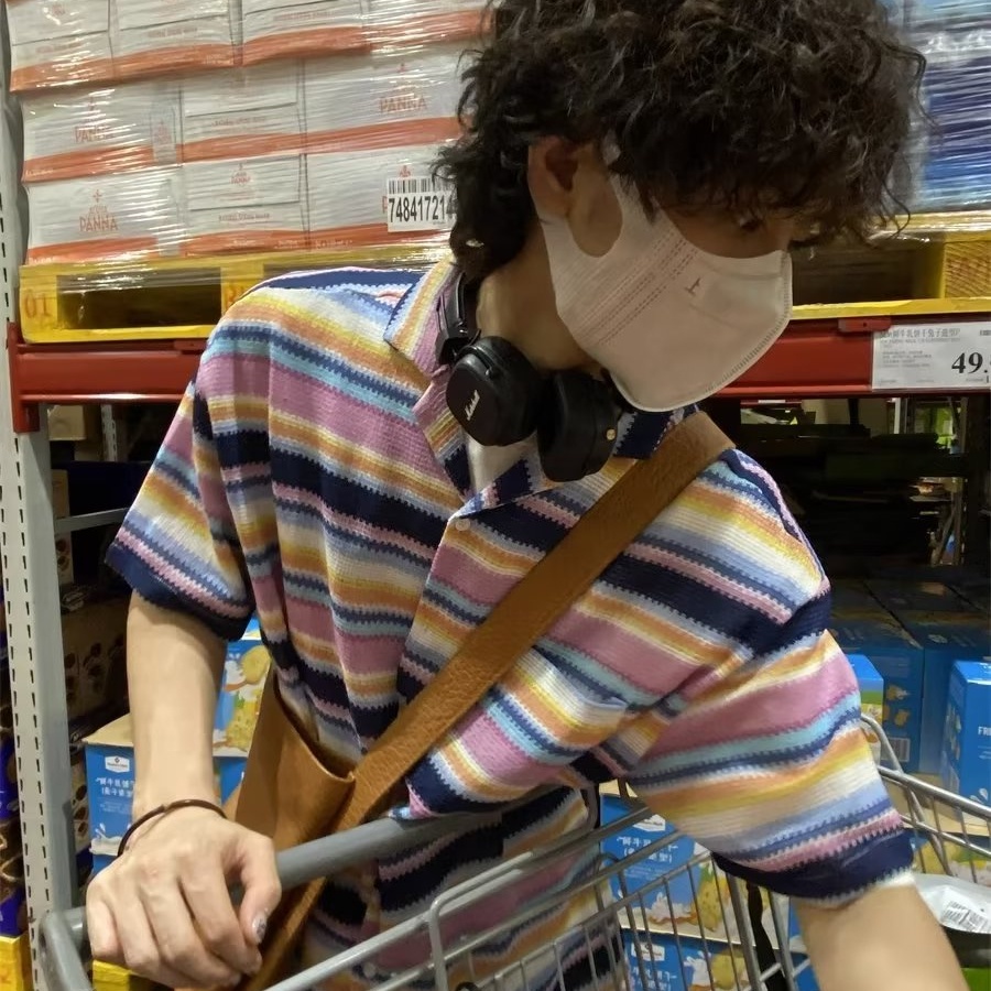 Oro 'S Shop Áo Sơ Mi Tay Ngắn Phong Cách Đường Phố Retro Mỹ Thời Trang Cho Nam