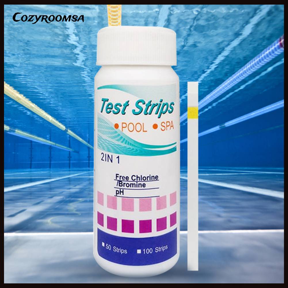 100 Giấy Đo Lường Clo / PH / Bromine Cho Bể Cá