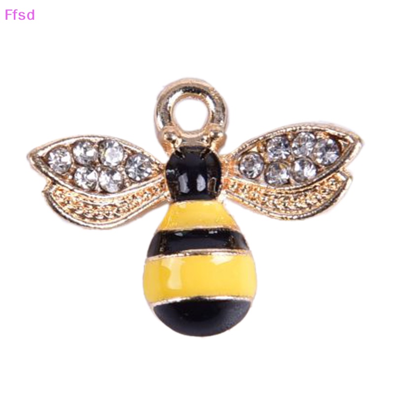 Bộ 10 Mặt Dây Chuyền Hình Chữ Ch Bằng Pha Lê Tráng Men Độc Đáo DIY