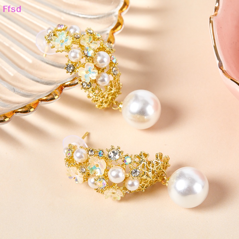 1 Đôi Bông Tai Ngọc Trai Thời Trang Thanh Lịch Dành Cho Nữ