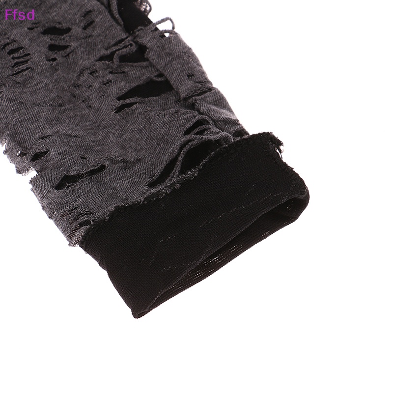 1 Đôi Găng Tay Hở Ngón Phong Cách Gothic Thời Trang Halloween