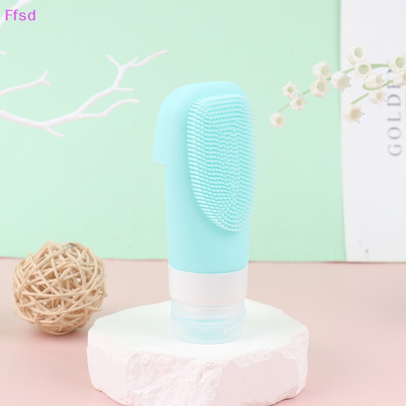 {Ffsd} Bộ Chai Silicone Rỗng Dạng Nhấn Đựng Mỹ Phẩm / Dầu Gội Đầu Có Thể Bơm Đầy Lại * Bán Chạy