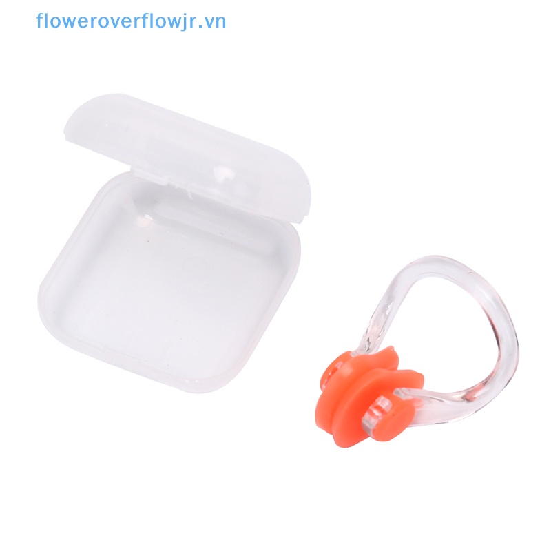 Fjr Hộp Kẹp Mũi Bằng Silicon Mềm Và Thoải Mái Khi Bơi Lội Dành Cho Trẻ Em Và Người Lớn