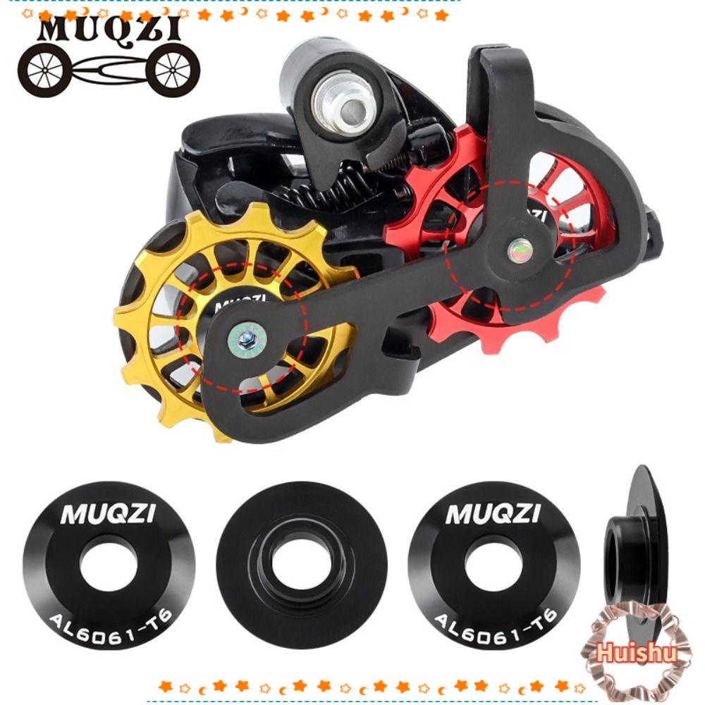 HS 1 Cặp Bảo Vệ Bánh Xe Đạp Màu Đen Bằng Hợp Kim Nhôm Chất Lượng Cao 11 / 13 / 14 / 15 / 16T 18.4 * 3.1mm