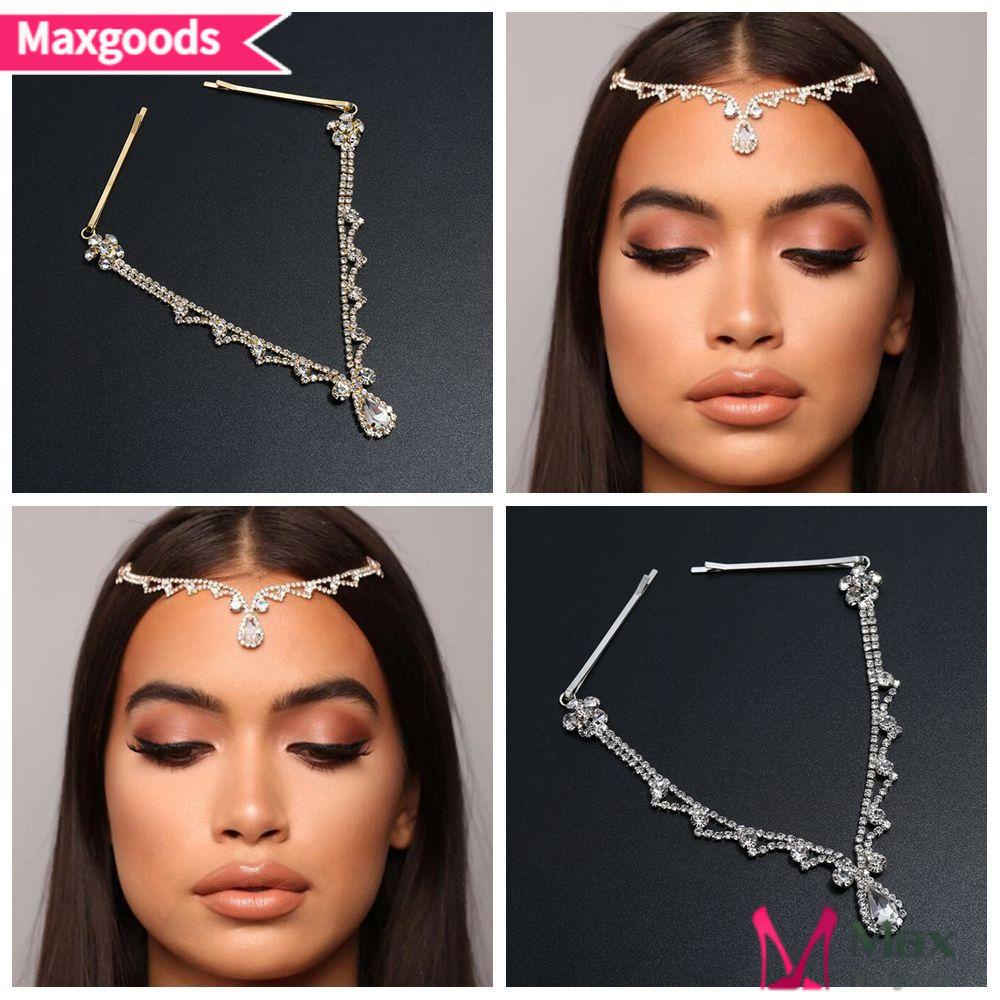 MAXG Toàn Bộ Băng Đô Đính Đá Phong Cách Bohemian Dành Cho Cô Dâu