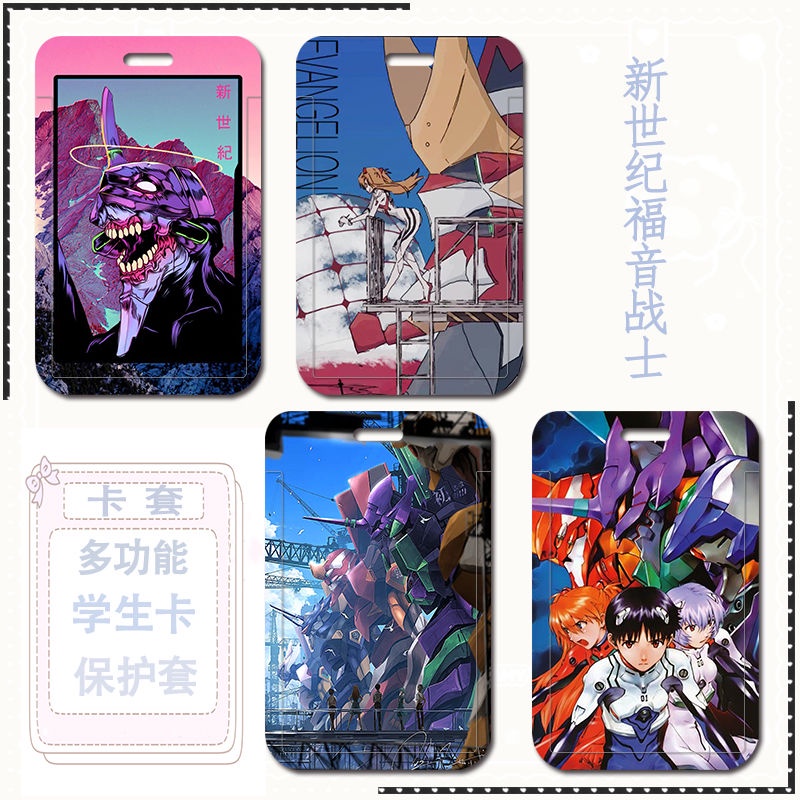 Ốp Điện Thoại Bằng Nhựa ABS Họa Tiết Hoạt Hình Anime Có Ngăn Đựng Thẻ ID Cho Học Sinh