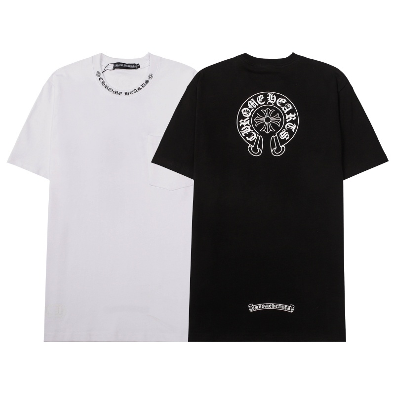 Áo Thun Tay Ngắn Chr-Come88He-Ars Chất Liệu Cotton Cao Cấp Dáng Rộng Thời Trang Dành Cho Cặp Đôi