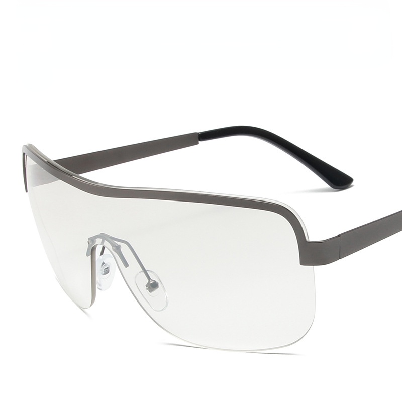 Kính Mát Gọng Vuông Kim Loại Thời Trang Cho Nam Nữ