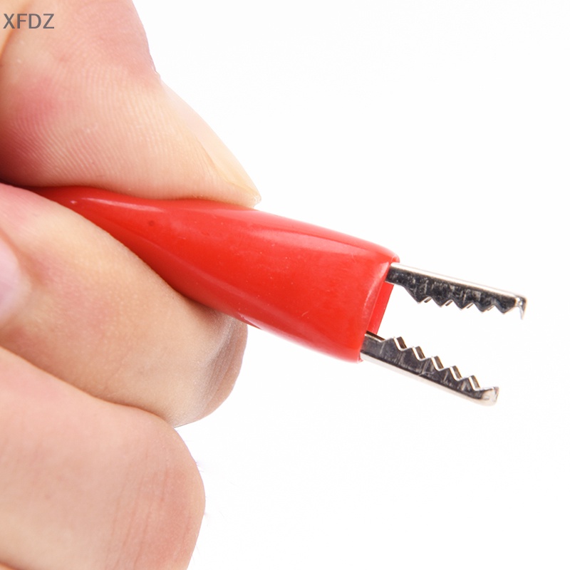 Set 10 Kẹp Cá Sấu Thử Điện Bằng Kim Loại Cách Nhiệt