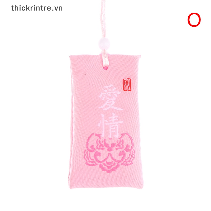 Túi Cầu Nguyện May Mắn Thêu Họa Tiết Độc Đáo Treo Chìa Khóa / Túi May Mắn
