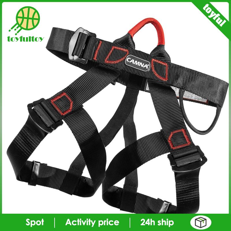 Dây Đai An Toàn Màu Đen Chuyên Dụng Cho Leo Núi