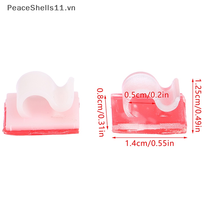 Set 10 Kẹp Giữ Dây Cáp / Tai Nghe / Chuột Tiện Lợi