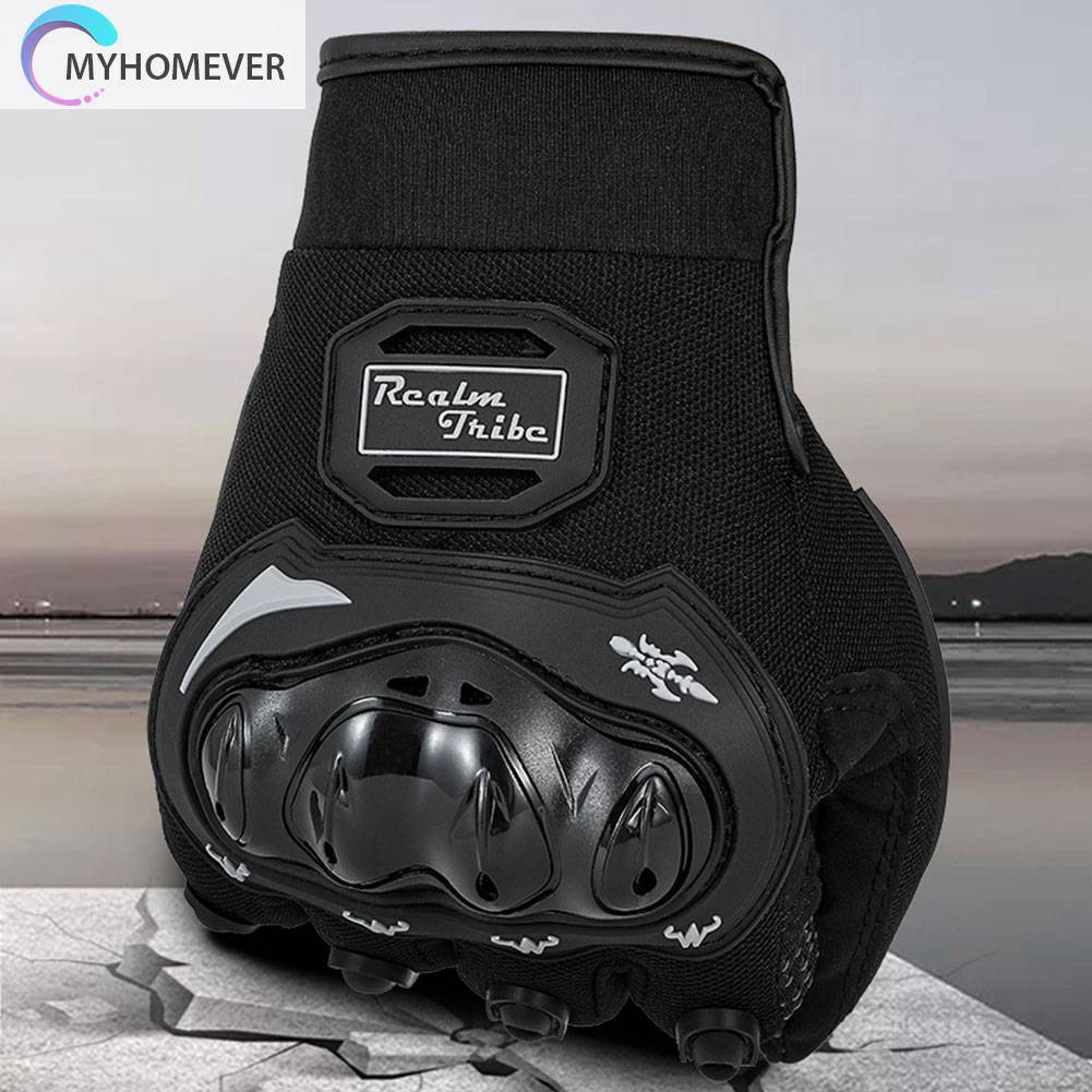 Găng Tay Lái Xe Bằng Da Chống Trượt Siêu Bền Cho BMX ATV Road Racing