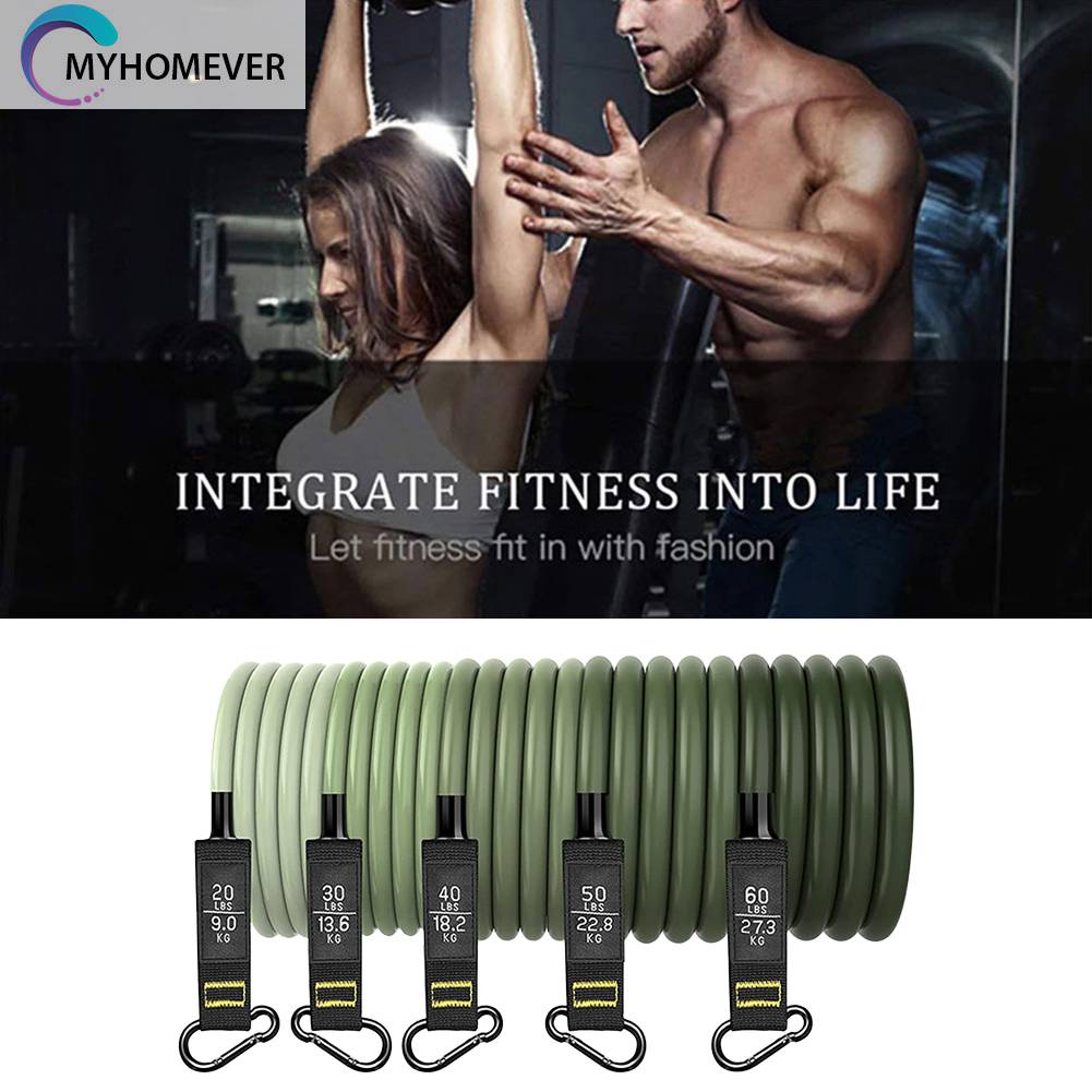 Set 11 Dụng Cụ Dây Kéo Đàn Hồi Hỗ Trợ Tập Thể Hình Chống Trượt