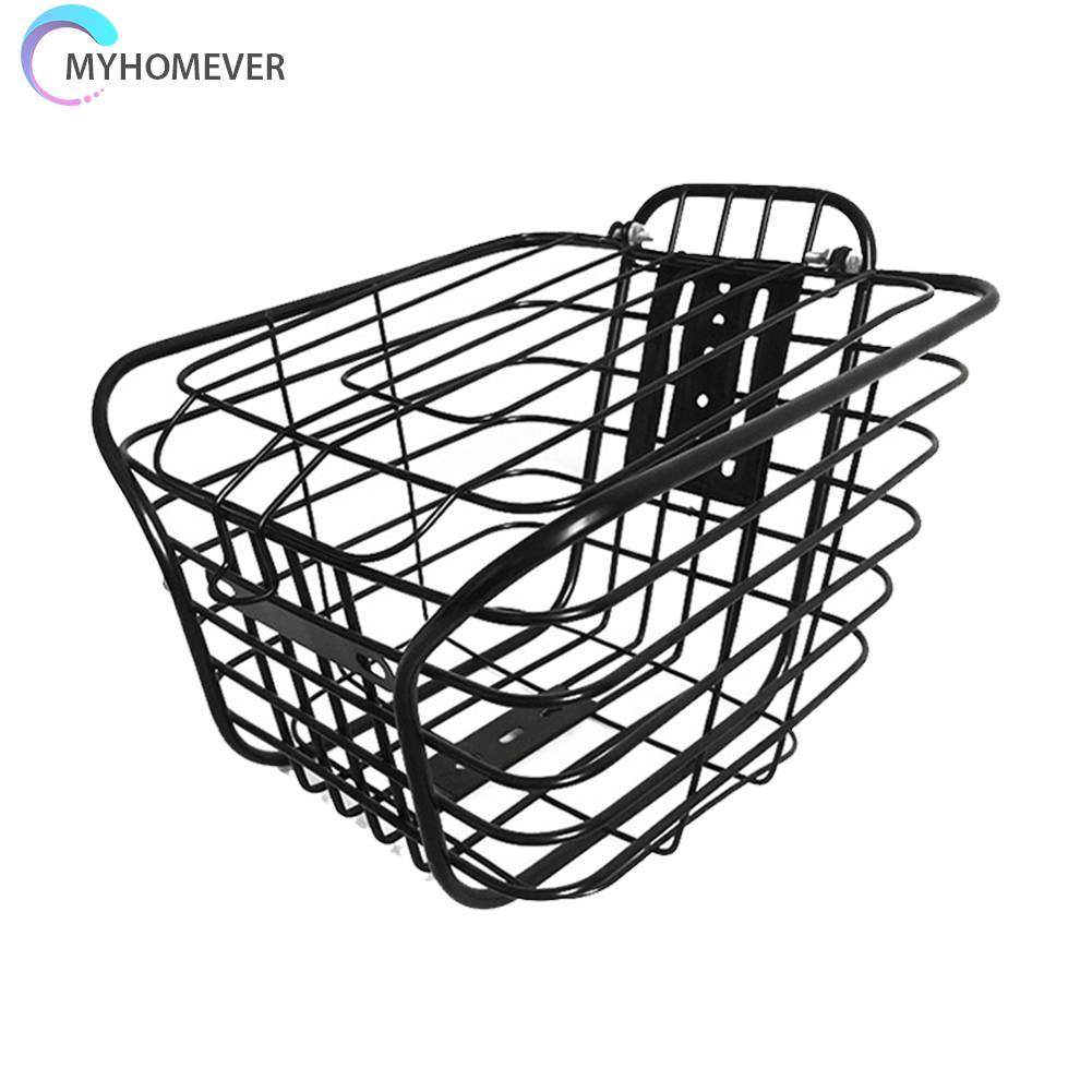 Giỏ Xe Đạp Bằng Kim Loại Có Vỏ Bọc Tiện Dụng