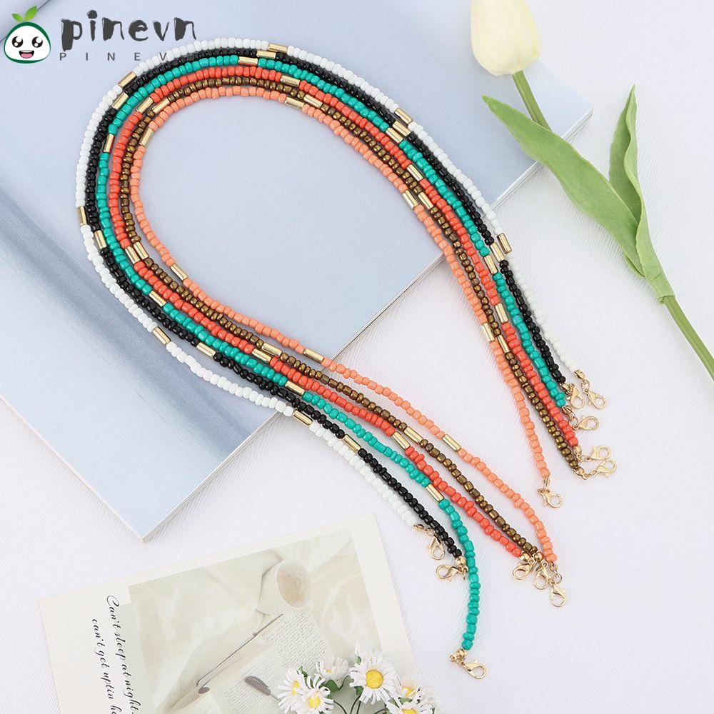 PINEVN Dây Đeo Kính Mát Đính Hạt Acrylic Nhiều Màu Sắc