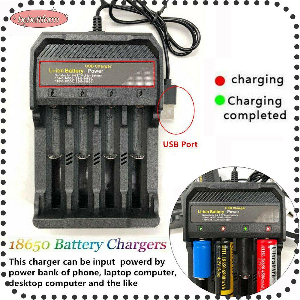 BEBETTERM Đế Sạc Pin Li-Ion 18650 3.7V Thiết Kế Nhỏ Gọn Tiện Dụng