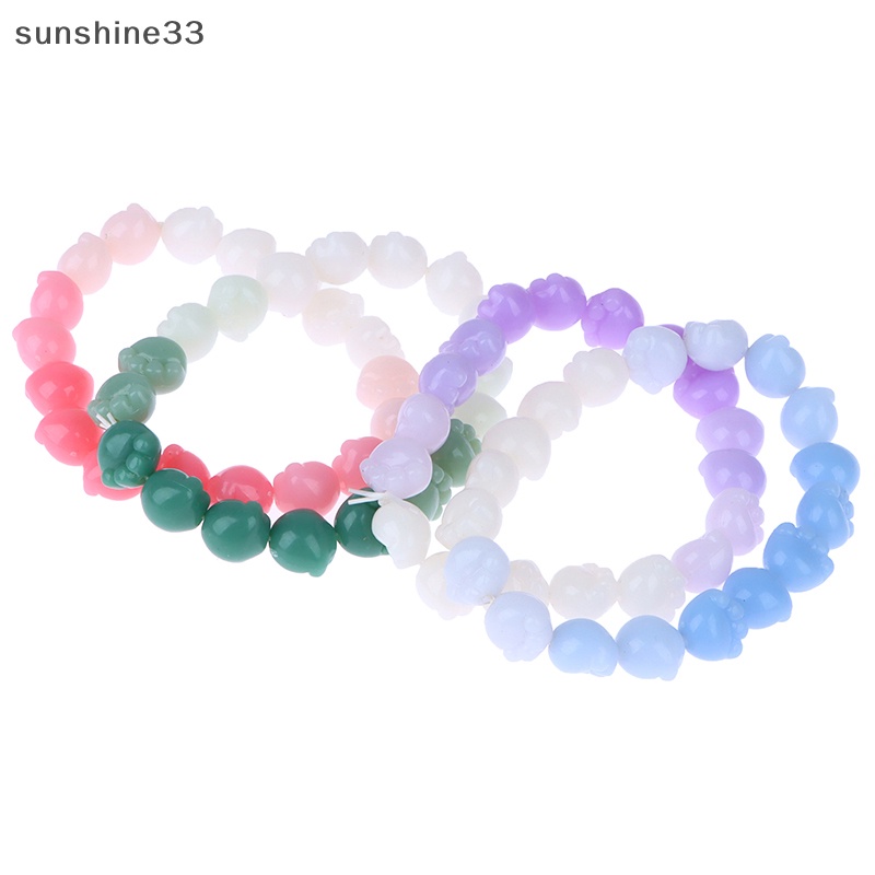 Su Gradual Vòng Tay Chuỗi Hạt Màu Sắc Thay Đổi Ngón Tay Mềm Mại Cho Nữ