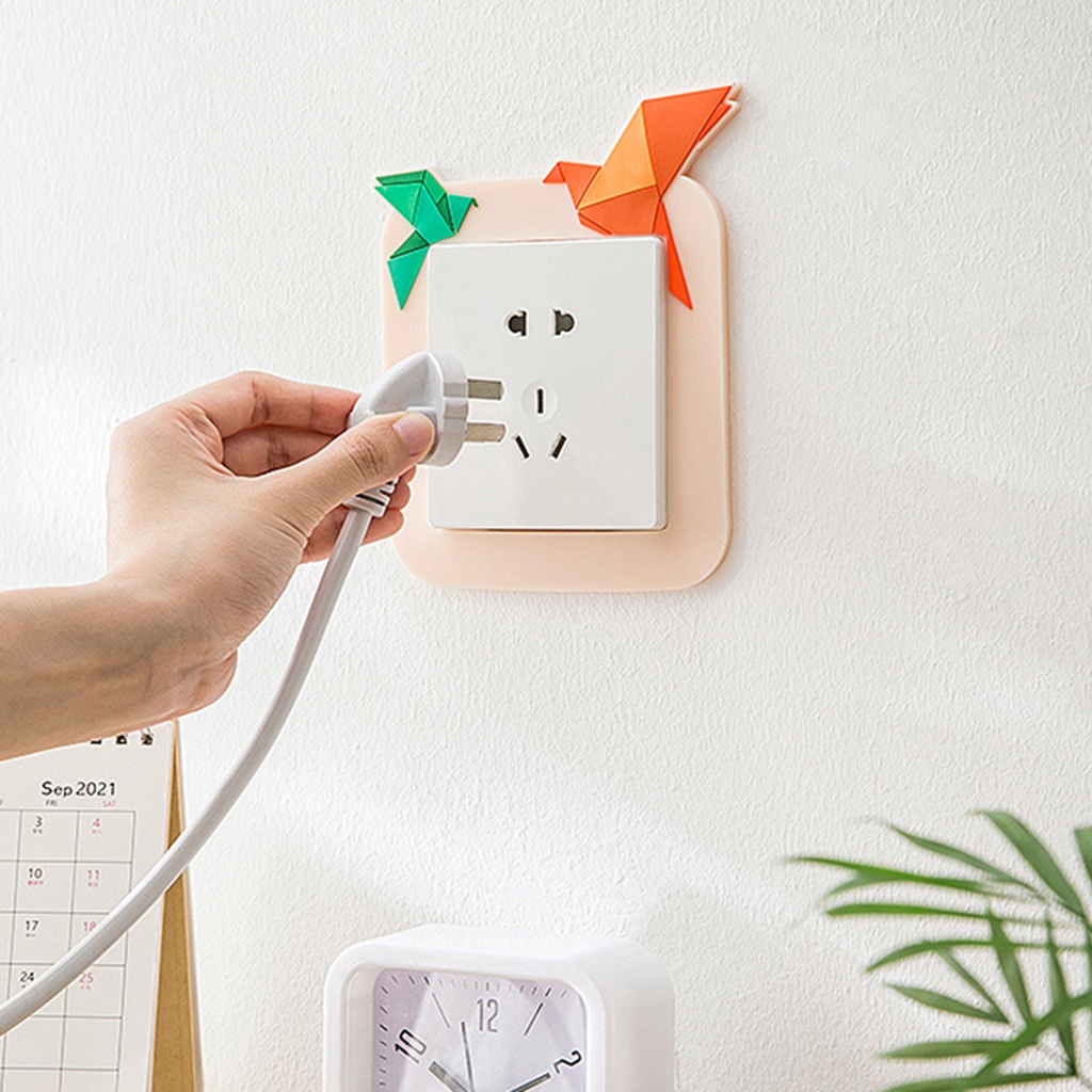 Miếng Dán Công Tắc Đèn Hình Động Vật Bằng Silicon Thân Thiện Với Môi Trường