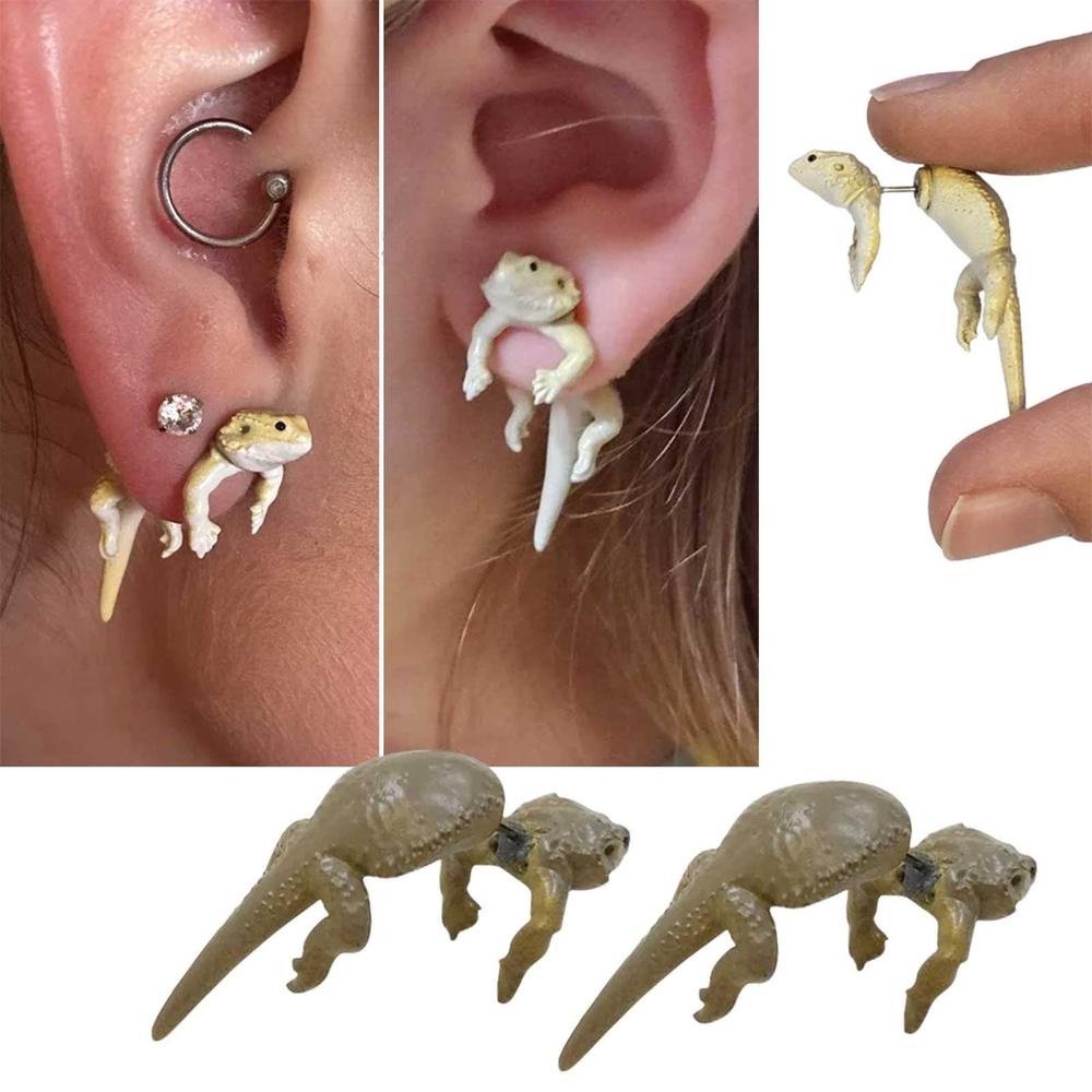 (MớI) Bông Tai HìNh Thằn Lằn Vui NhộN