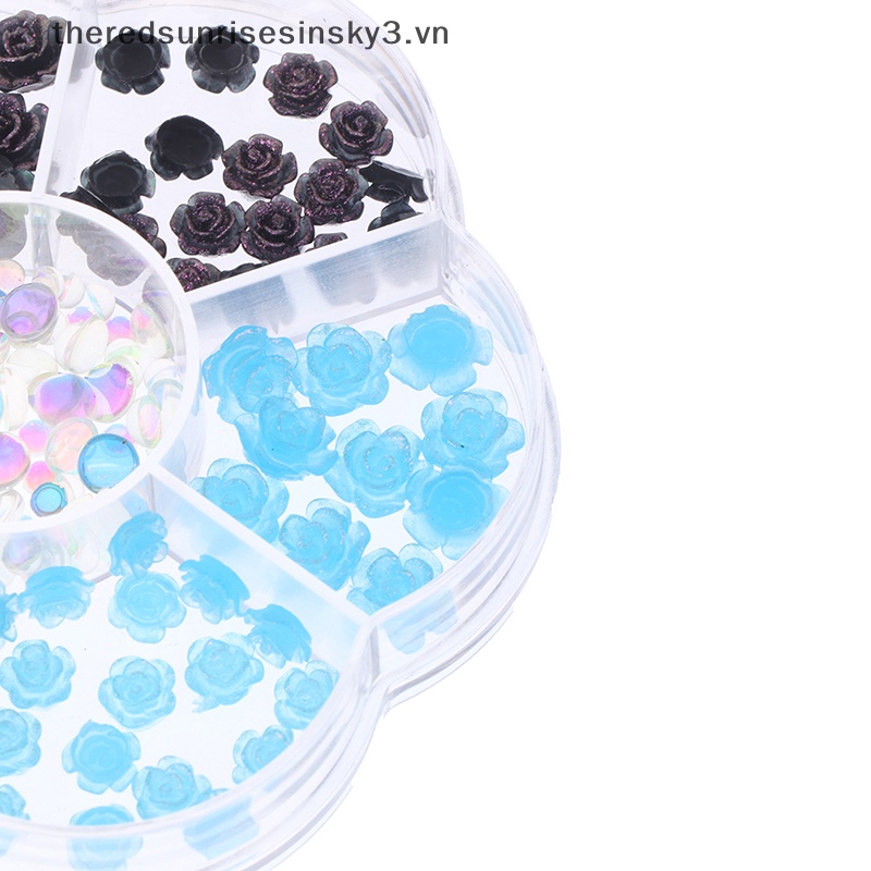 Hộp Hạt Ngọc Trai / Kim Cương Giả 3D Thời Trang Chuyên Dụng Trang Trí Móng Tay DIY