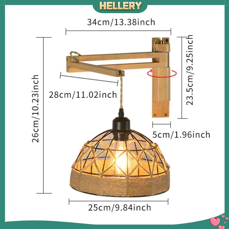 Đèn Treo Tường Đan Tay Phong Cách Vintage Trang Trí Nội Thất