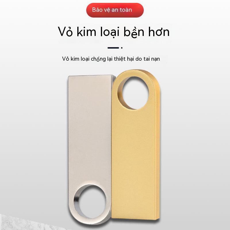 Đĩa u 64g 32g 128g Tốc Độ Cao Bằng Kim Loại In Chữ OTG