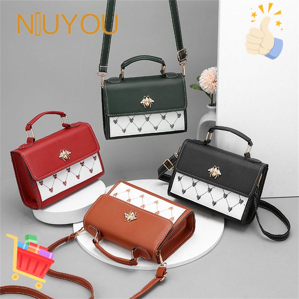 NIUYOU Túi Xách Da PU Cỡ Lớn Thời Trang Cho Nữ