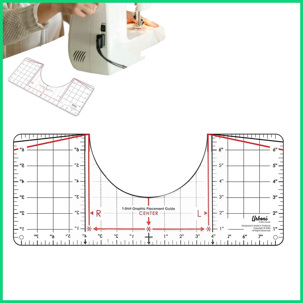 Thước Đo Áo Phông Bằng Acrylic Tiện Dụng Cho Gia Đình